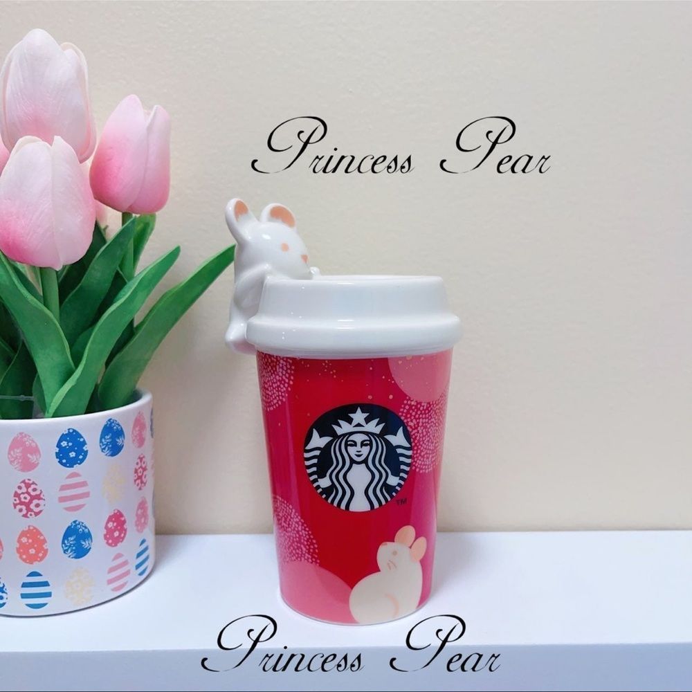 Starbucks China 2020 Chinese New Year Of The Rat Year Mug Piggy Bank